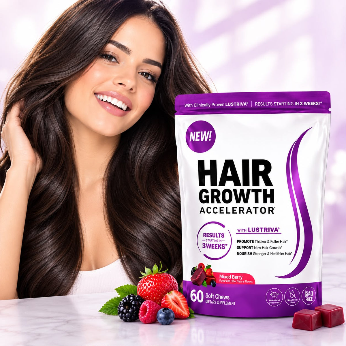 Suplemento para el Crecimiento y Fortalecimiento del Cabello